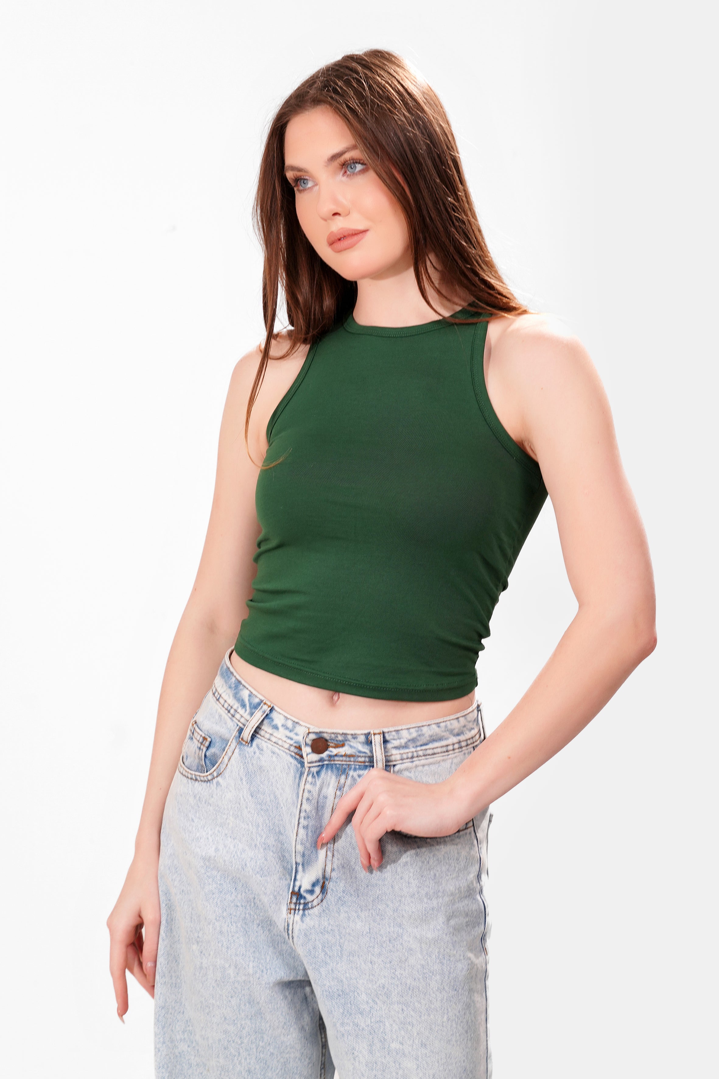 Cotton Crew tank top