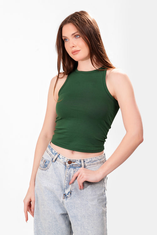 Cotton Crew tank top