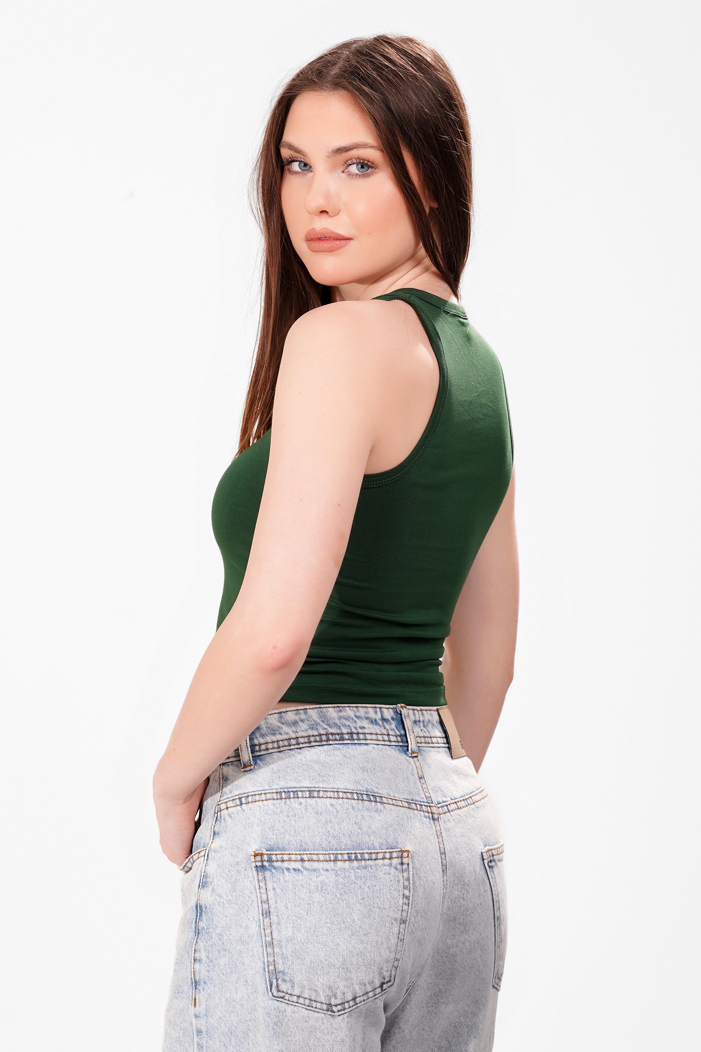 Cotton Crew tank top